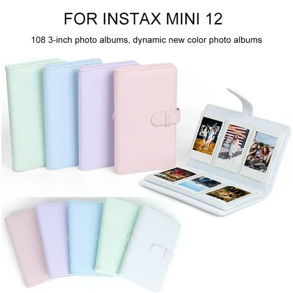 Álbum De Fotos Mini Instantáneas - 256 Bolsillos Para Fuji Instax, Polaroid - Cuero PU