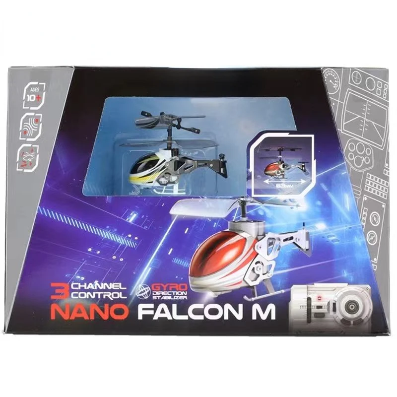 Three channel mini remote-controlled aircraft, the world's smallest remote-controlled aircraft, nano helicopter metal toy 2