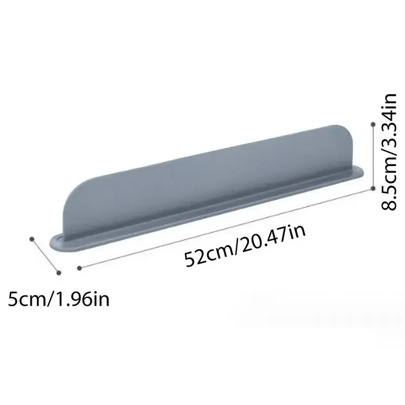 Reusable Silicone Barrier Countertop Sink Splash Guard Splashproof Bathroom Home Dish Washing Suction Cup Board Water Baffle