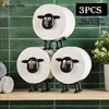 3pcs New Chic Sheep Toilet Roll Holder Lovely Sheep Tissue Box Stackable For Home Bathroom Stackable Animal Tissue Organiser 1