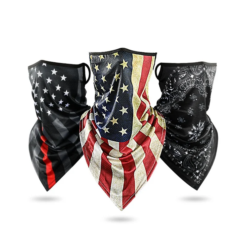 Face Mask USA Fashion Mask Ear Hanging Mouth Cover Bicycle Cycling Masks Bandana Neck Gaiter