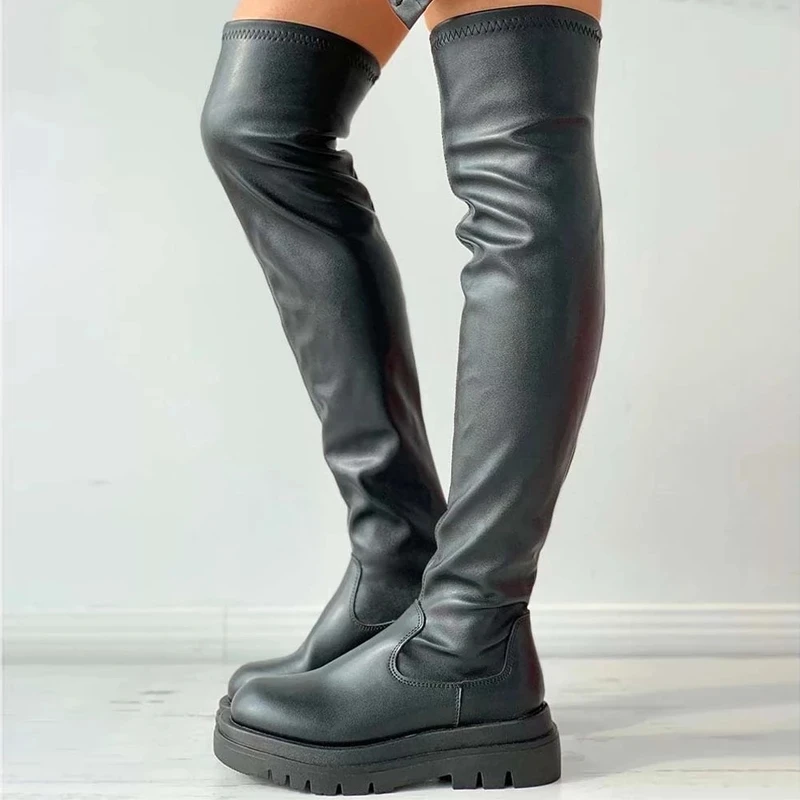 Women High Heel Boots Plus Size Over The Knee