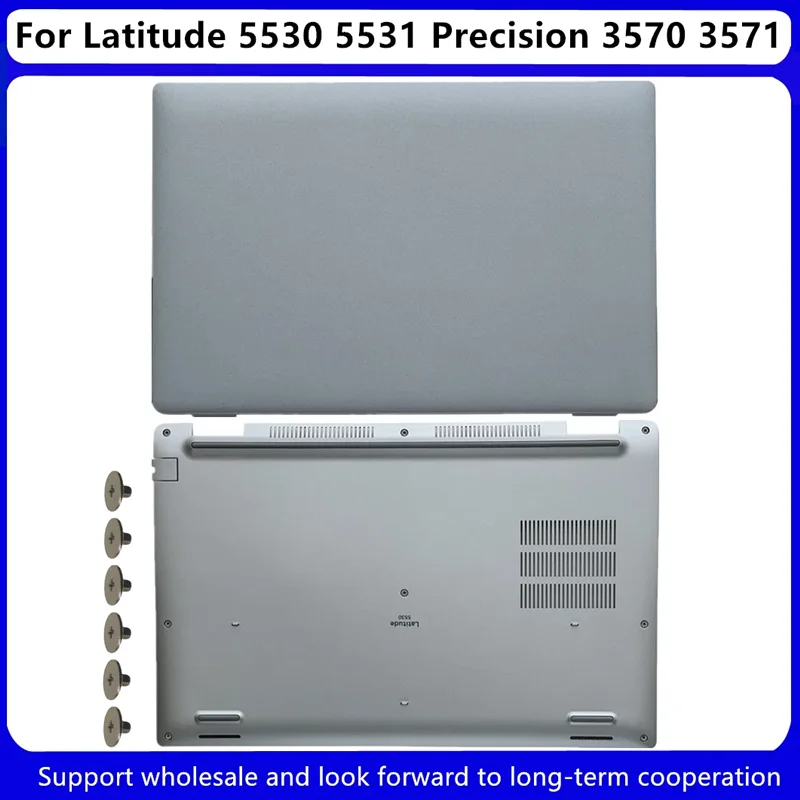 para Dell Latitude 5530 E5530 5531 Pricision 3570 3571 Lcd Tampa Traseira 09t2nw 9t2nw Case Inferior d Escudo 0vkcx6 Novo