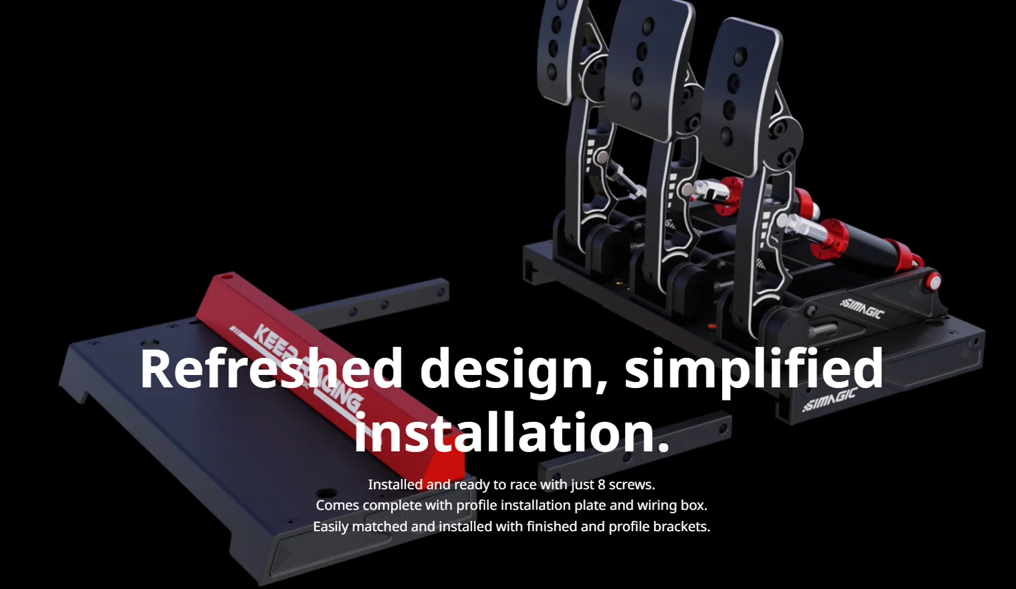 P1000 P1000i Modular Pedals Haptic Pedal Reactor Hydraulic System SIM RAY Lighti