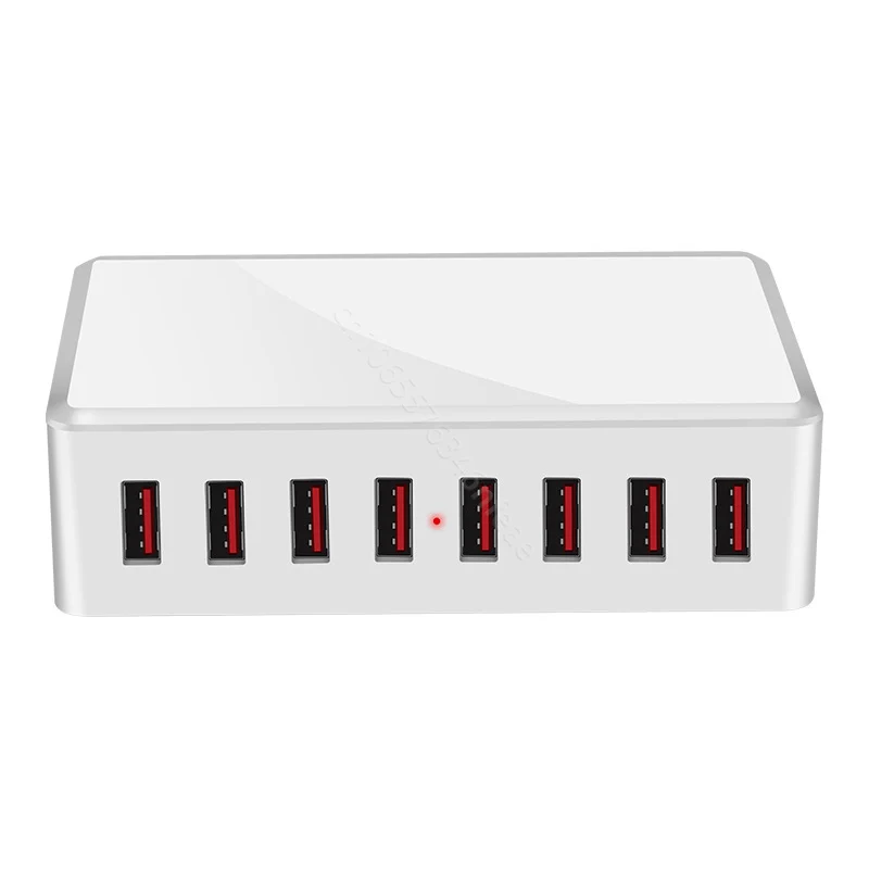 40W 8Ports USB Adapter HUB Charging Station Socket Phone Charger For iPhone 6 7 8 Samsung Xiaomi Huawei US EU UK_voghion.com