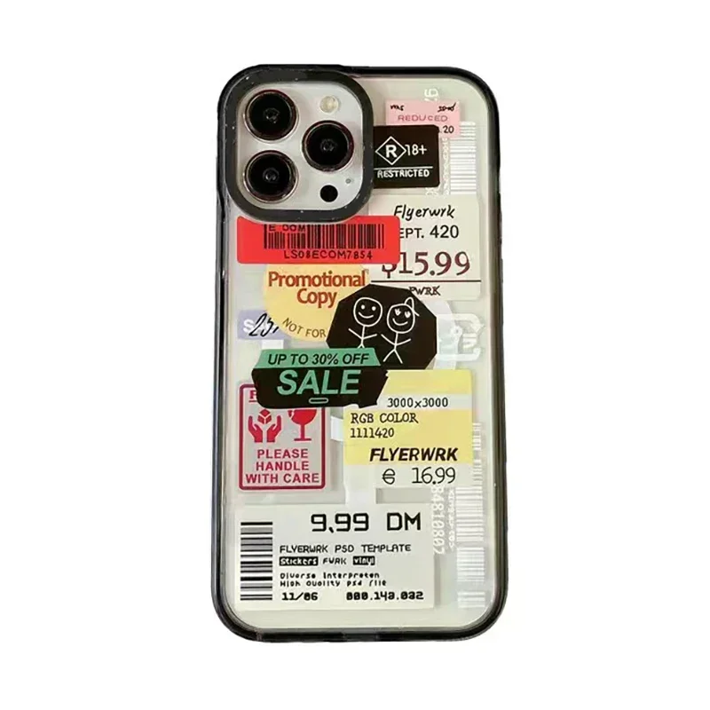 

MagSafe Acrylic Fashion Code Phone Case Cover for IPhone 11 12 13 14 15 Pro Max Case for IPhone 14 Pro Max