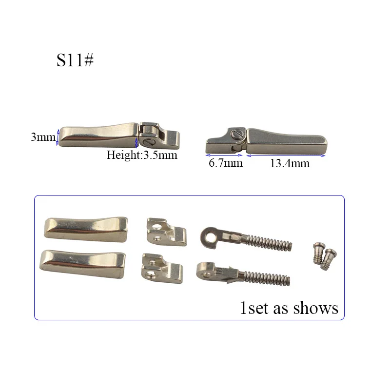 10세트 안경 스프링 힌지 케이스 안경 플렉스 힌지 깨진 스프링 교체 부품