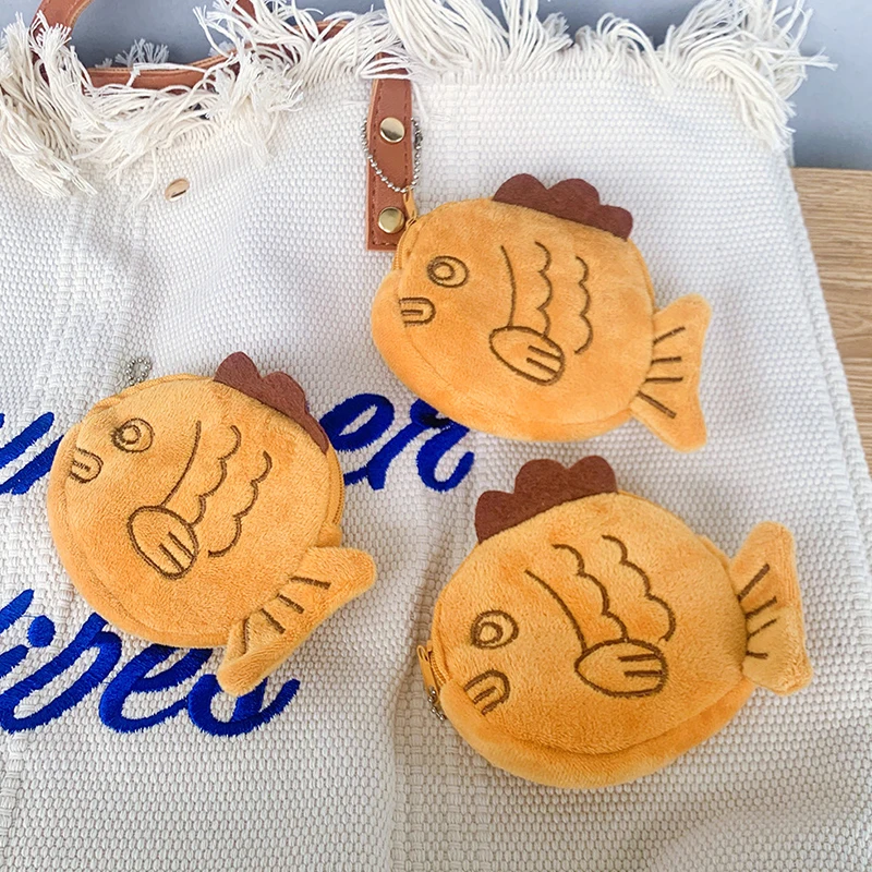 

Soft Plush Cartoon Women Coin Purse Portable Cute Animal Zipper Children Girl Coin Wallet USB Cable Headset Mini Bag Key Wallet