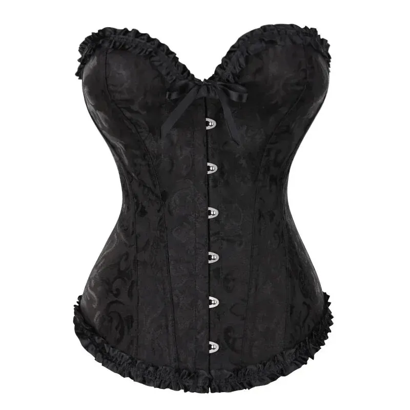 Women Sexy Corsets Bustiers Floral Lace Tops Shapewear Overbust Corselet Blouse Gothic Brocade Retro Lingerie Waist Corset corset bustier top,waist corset,lace corset