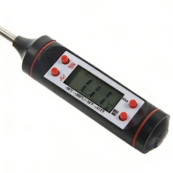 1PC No battery Electronic Food Thermometer Oil Temperature Pen for Barbecue Baking Liquid Temperature Measurement 1