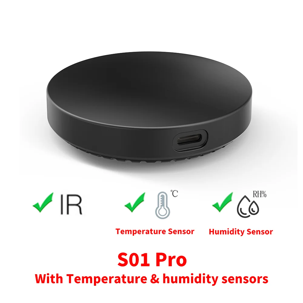 Smart IR Remote with Integrated Temperature & Humidity Sensor