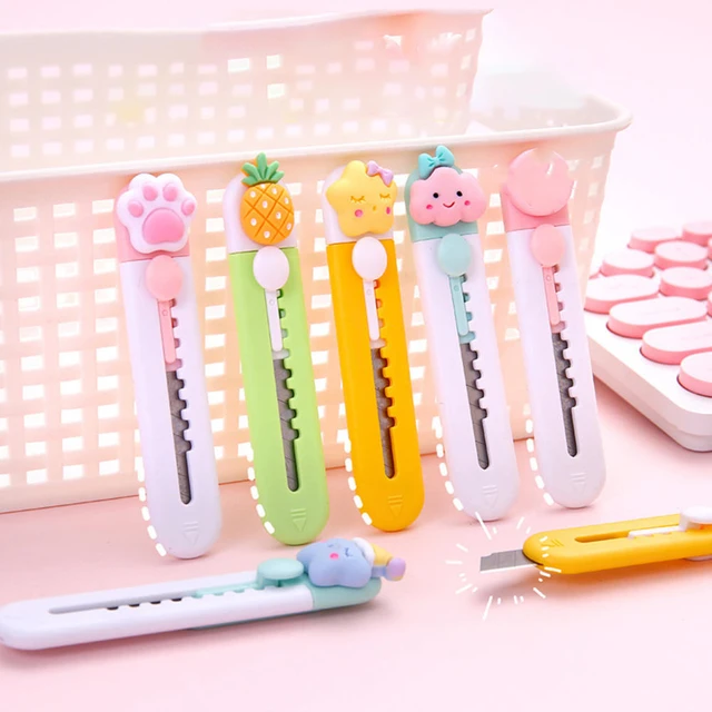 Mini Cloud Shape Utility Knife DIY Cutting Paper Cute Express Box Cutter  Envelope Opener Korean Stationery Gift School Office - AliExpress