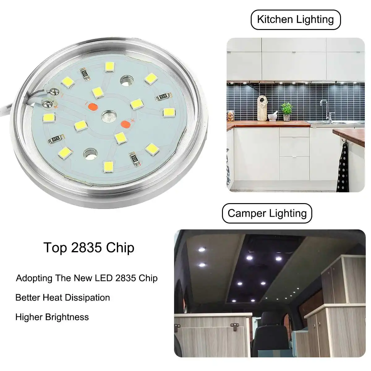 ķī , ĳ, Ȩ, VW T4, T5, RV  LED ƮƮ ĳ, 12V, 4 
