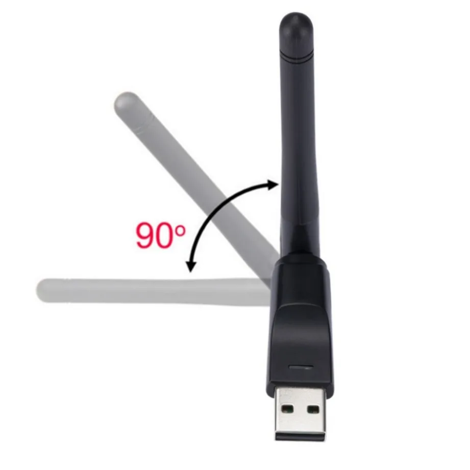 150Mbps WIFI Adapter Wireless Network Card MT7601 USB WiFi Adapter LAN Wi-Fi Receiver Dongle Antenna 802.11 b/g/n For PC Laptop