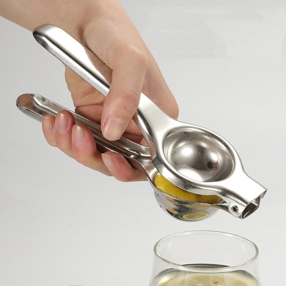 Lemon Squeezer Stainless Steel Manual Citrus Orange Juicer Handheld Fruit Juicer Non-Electric Hand Press Tool Kitchen Accessory lemon squeezer juice squeezer fruit juicer