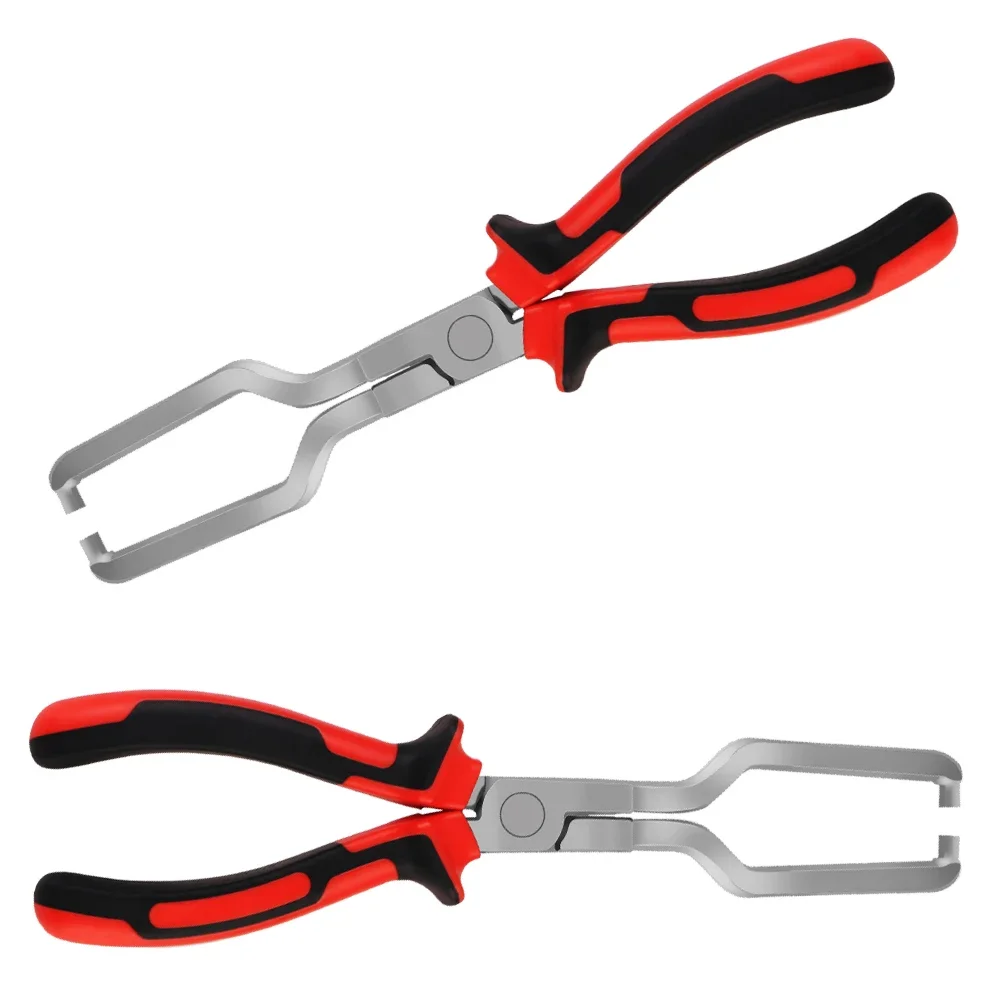 Fuel Line Pliers Filter Hose Release Disconnect Fuel Line Pliers Car Repair Tool Steel Special Petrol Clamp Gasoline Pipe Joint Fittings Calipers