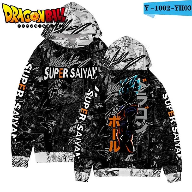 Vegeta Son Goku Jacket Super Saiyan Dragon Ball Z Sweatshirts Hoodies Fleece Oversized Hooded Thin Men Zamasu Outerwear Coat