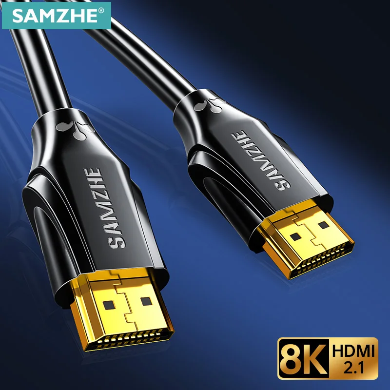 SAMZHE-Câble HDMI 8K/60Hz 4K/60Hz pour USB HUB PS5 TV Box HDMI 2.1  Directions numériques 48Gbps Dolby Atmos HDR10 + câble répartiteur HDMI -  AliExpress