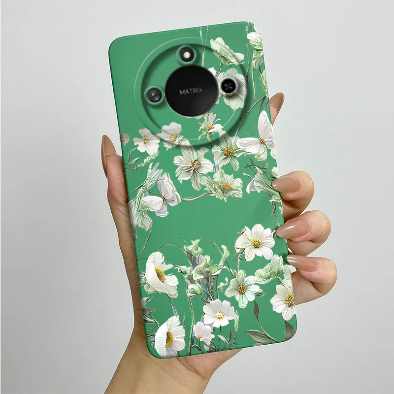 Sweet Painted Silicone Phone Case - Fashion Cartoon Design, Protective & Stylish