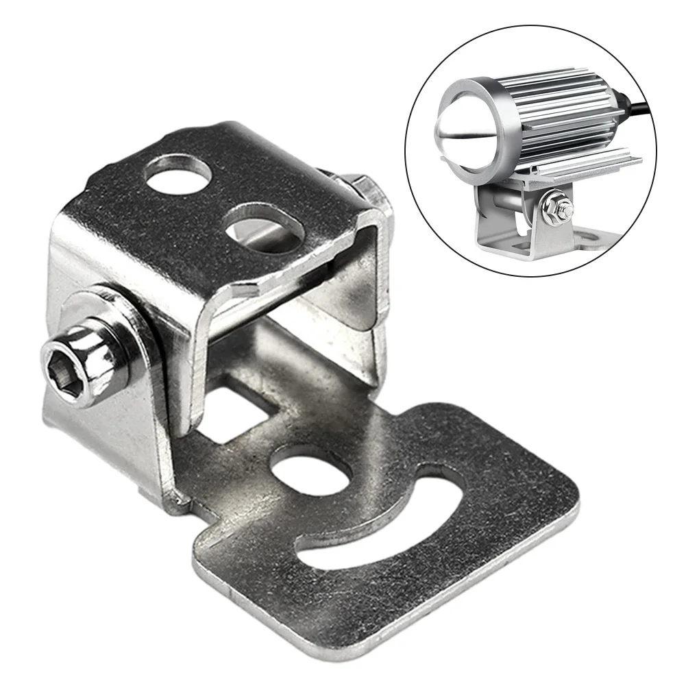 Motorcycle Light Bracket Motorcycle Headlight Clamp Motorcycle Headlight Mount Car Light Bracket Motorcycle Headlight Spotlight Brackets Parts Sponge Clamp Led Light Bracket Mount Kit For ATV Truck Dirt Bike SUV Accessories