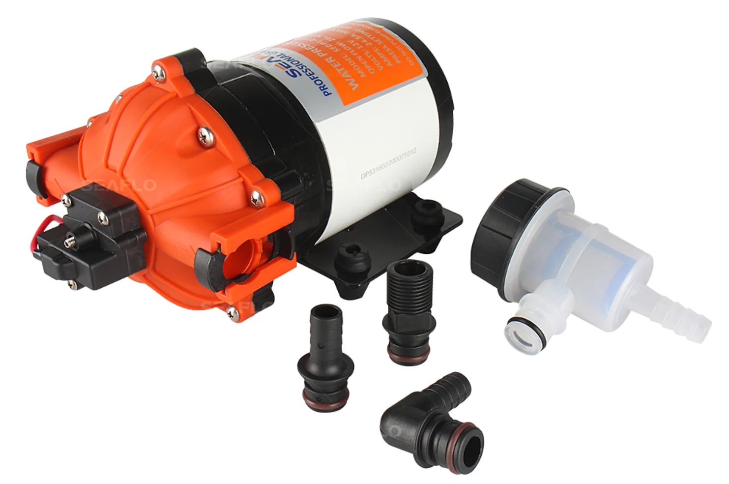 

SEAFLO 53 Series DC Diaphragm Pump 12V/24V 15-26LPM 17-70PSI Marine Boat RV Caravan