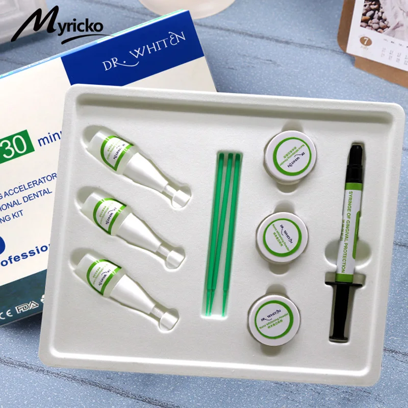 Dental Whitening Kit Whiten Teeth Bleach Gel Oral Care Quickly Remove Tooth Stains Dr. Whitening Clean Denxy Dentistry Material