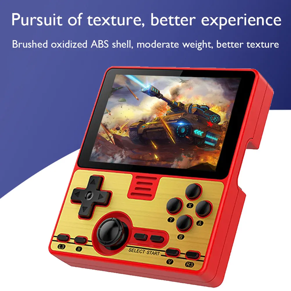 ALLOYSEED RGB20 3.5" IPS Full-Fit Screen Built-in Wifi Module Retro Game Handheld Console Multiplayers Open-Source Game Player