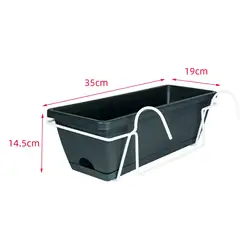 Elegant Outdoor Hanging Planter Basket for Garden and Porch Decor (Dark Green)