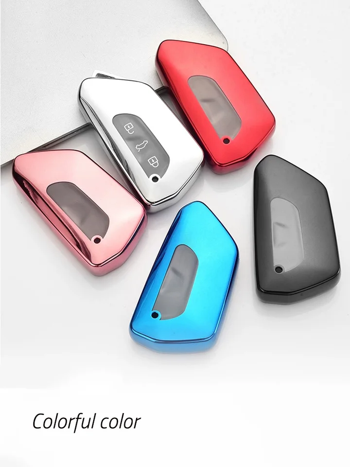 Étui De Clé Intelligente à Distance En Silicone Pour VW Tiguan L Pro, Pré- Voiture, Abri, Support De Porte-clés, Garniture De Couverture, 2024