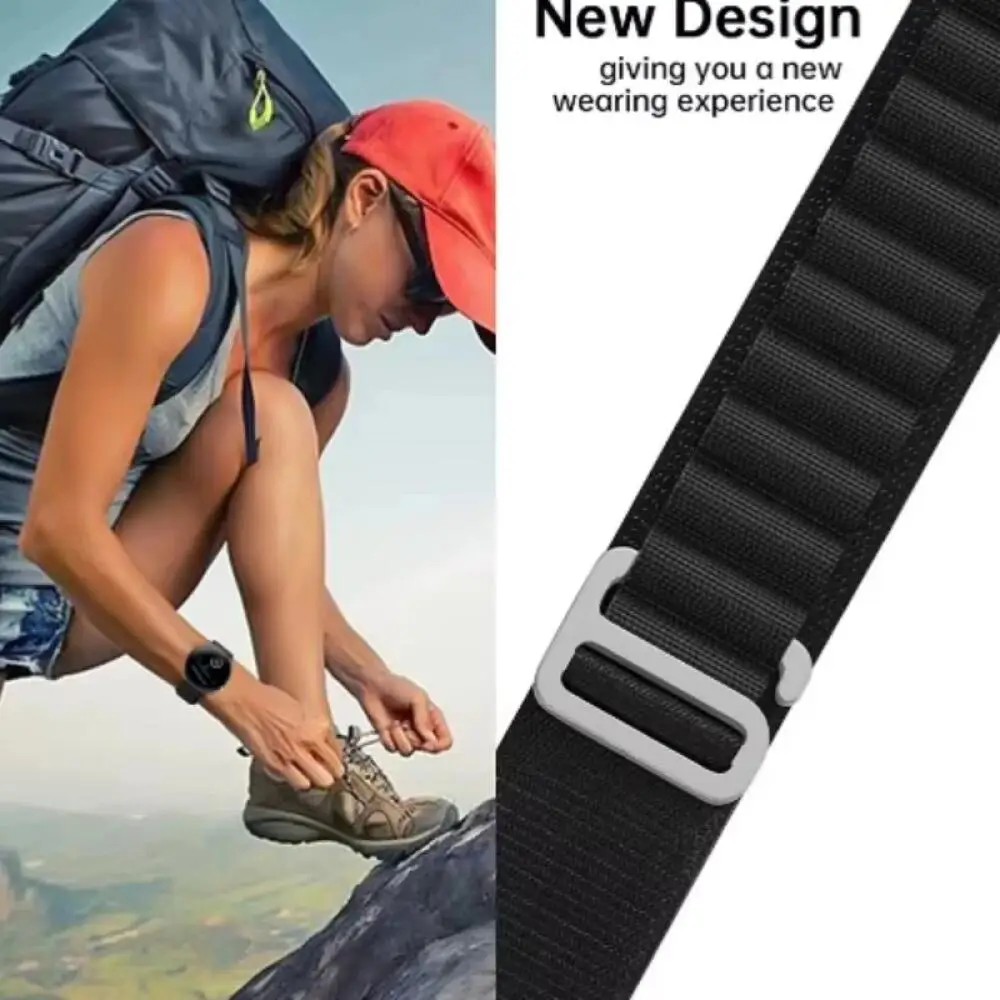 Alpine Loop Nylon Strap - 22mm/20mm Adjustable Premium Band