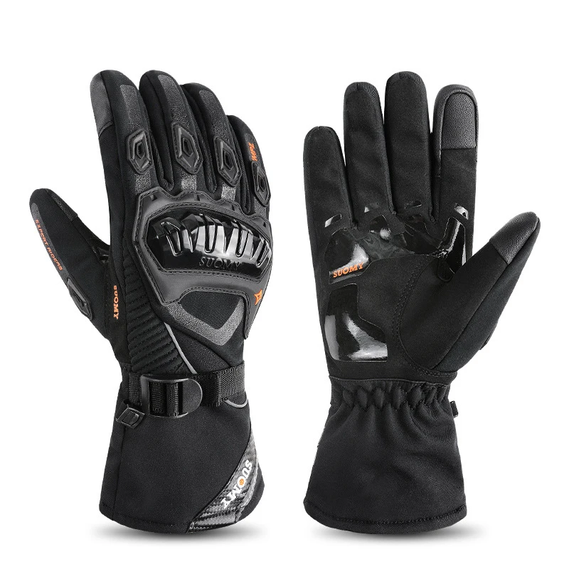 Winter Motorcycle Gloves Men Warm Waterproof Windproof Touch Screen