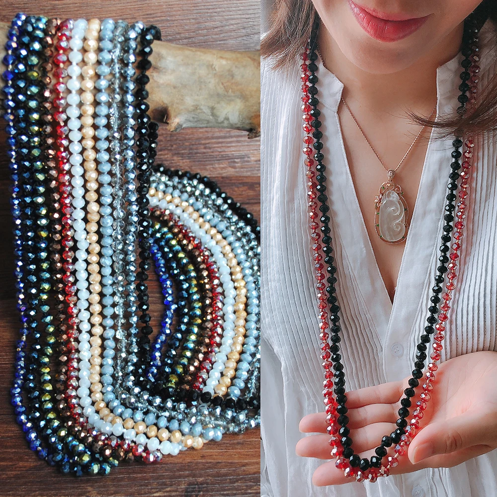 2 Layer long beads Necklace with earrings, necklace of semi precious stones  and pearls… in 2024 | Beaded jewelry necklaces, Beads bracelet design,  Handmade beaded necklaces