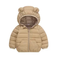 Baby Boys Girls Down Coats New Children Autumn Spring Cotton Jackets Infant Winter Fashion Outerwear Kids Hooded Casual Clothes 2