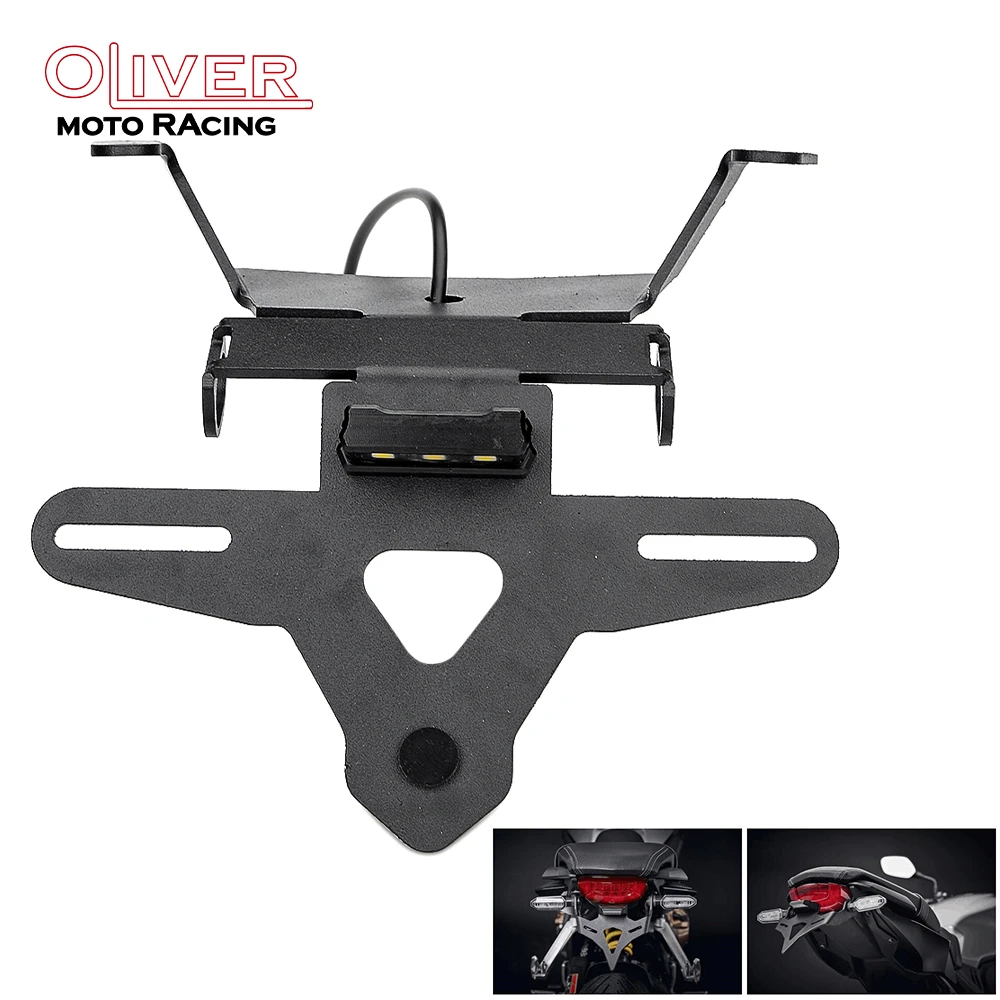 혼다 CB650R CBR650R 2019-2023 21 2022 오토바이 테일 마운트 라이센스 플레이트 브래킷 후면 홀더 CB CBR 650R 650 R 액세서리