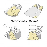 Internet Famous Meowl Cat Owl Meme Blanket Super Soft Velvet Lightweight For Sofa Bed Office Travel Picnic All Season 6