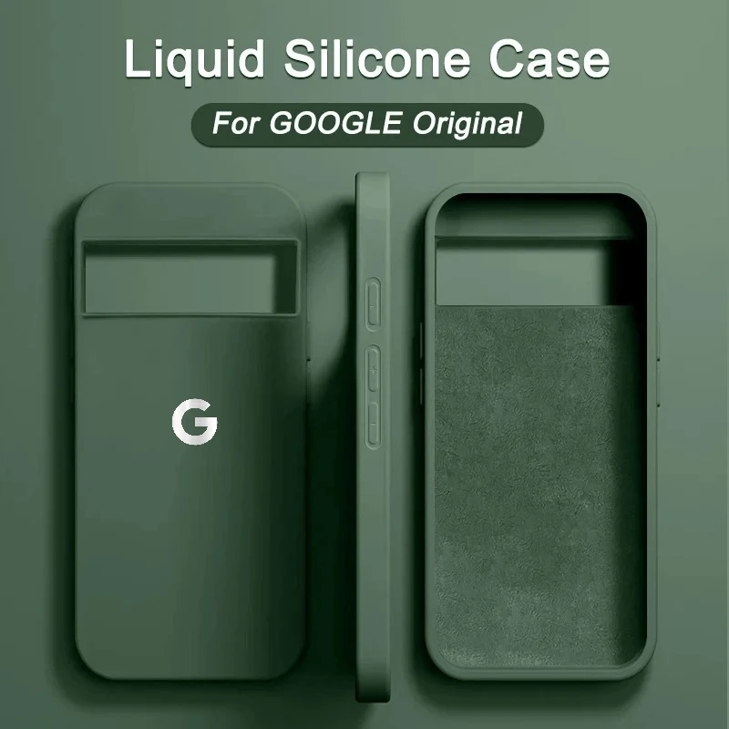 Premium Liquid Silicone Shockproof Phone Case - Soft Back Cover with Enhanced Protection