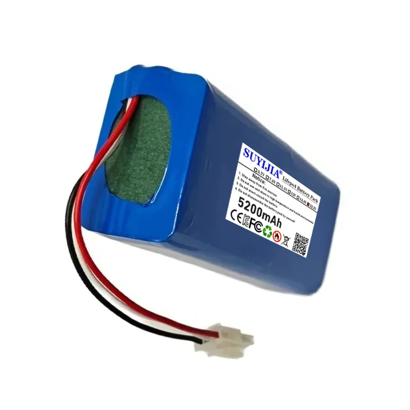 Batterie Li-ion 22.2V 5200mAh 6S2P 18650 pour Drone RC avec BMS
