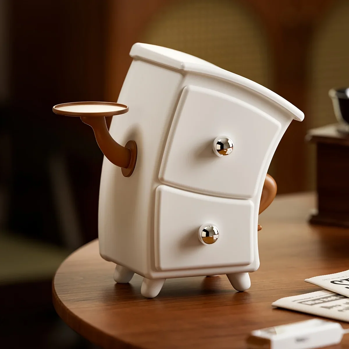 1pc Unique Shape Jewelry Storage Box Cosmetic Puff Organizer Drawer Compact Tray for Beauty Tools And Accessories