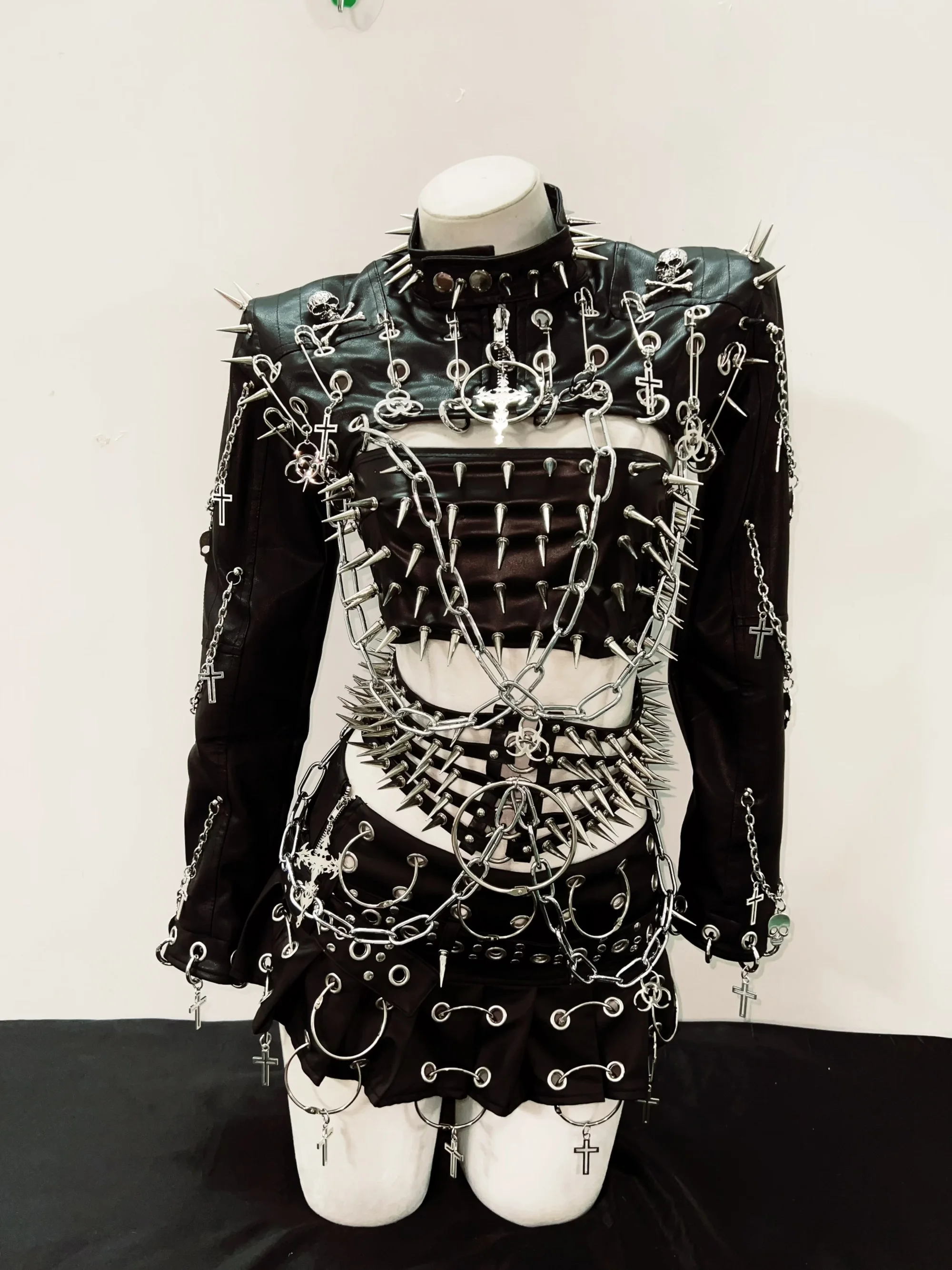 ジャケット・アウター 00s y2k gauze gothic lolita punk jacket 00s y2k gauze gothic lolita punk jacket