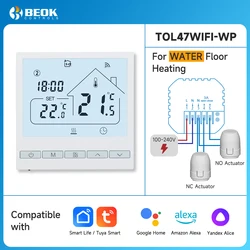 Smart WiFi Thermostat for Underfloor Heating Control - Tuya - Enabled Thermoregulator Alice (TOL47WIFI - WP)