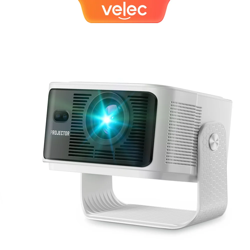 جهاز عرض Velec HY350 Max 900 ANSI 1080P يدعم 8K فك...