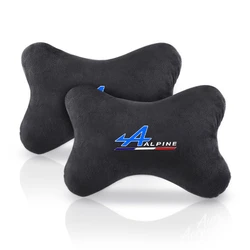 Luxurious Car Headrest Neck Pillow & Seat Belt Shoulder Pad Set - Auto Styling Interior Gift (2pc)