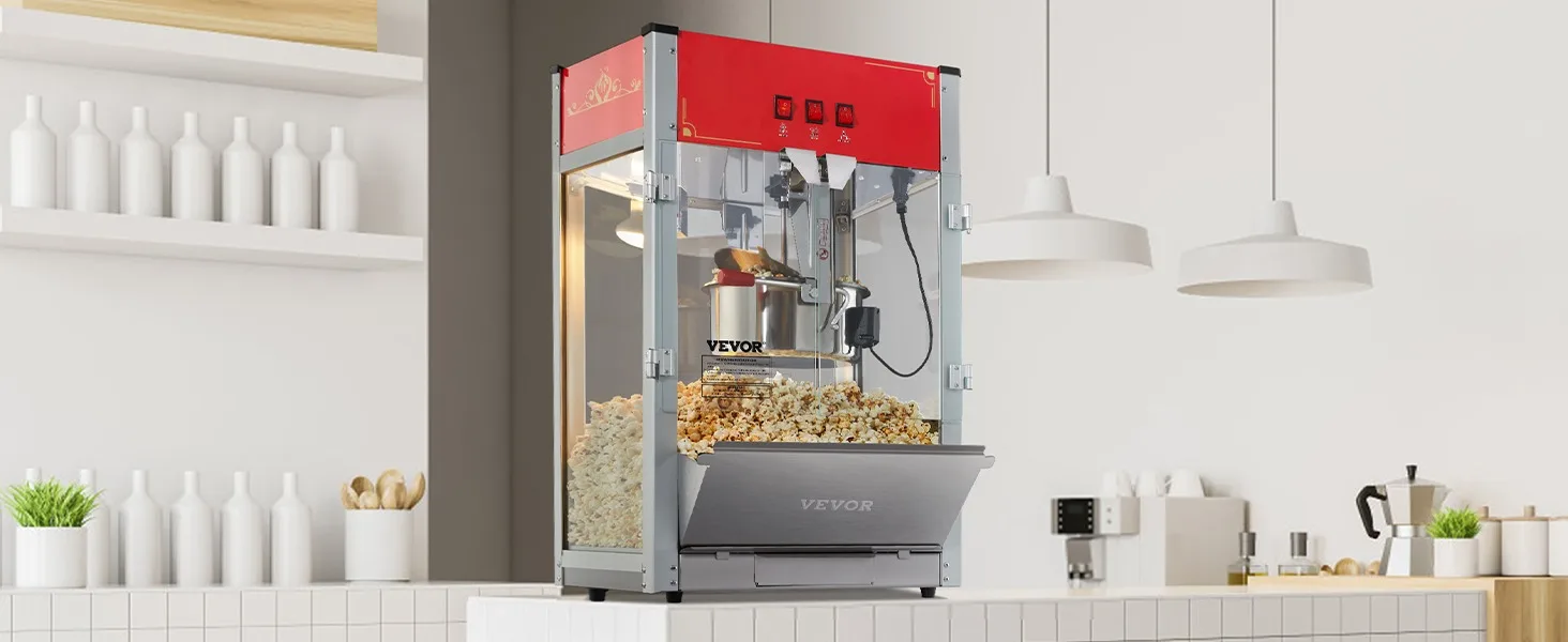 large popcorn machine