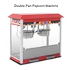 Commercial stainless steel double boiler caramel sweet popcorn machine for sale 1
