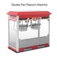 Commercial stainless steel double boiler caramel sweet popcorn machine for sale 1