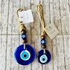 Evil Eye Wall Hanging Nazar House Protection Macrame Decor Rearview Mirror Pendant Lucky Eye Glass Evil Eye Gifts Turkish Eyes 3