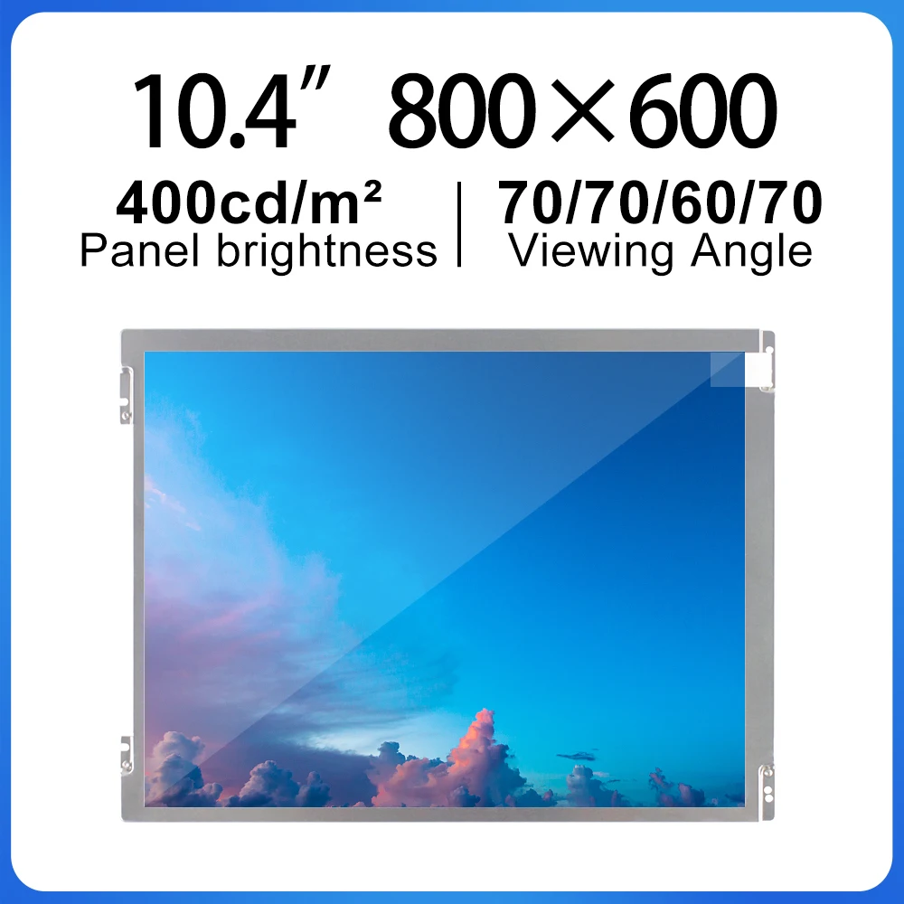

Original Tianma TM104SDH01 10.4 Inch LCD Screen For Industrial Field 800×600 SRGB LCM Module 20 Pins Hard Coating