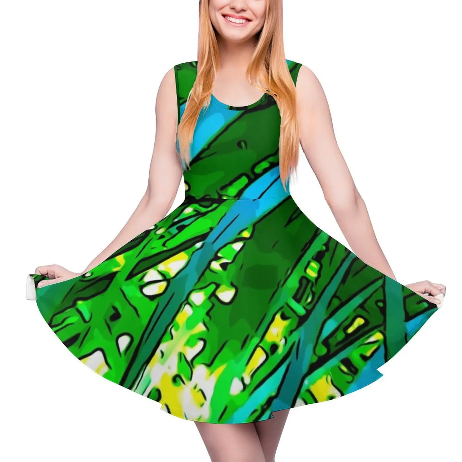Sunset in the palms Sleeveless Dress Womens summer dress dresses for prom party dresses woman beach dress