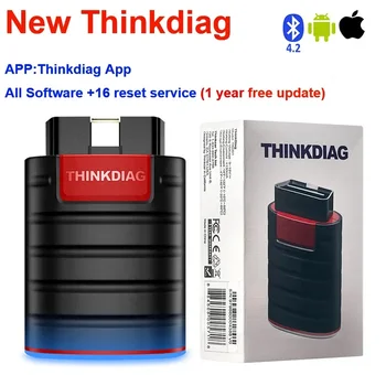 2023 Thinkcar Thinkdiag nuova versione con aggiornamento del Software di 1 anno sistema completo gratuito 16 strumenti diagnostici per auto OBD2 di ripristino