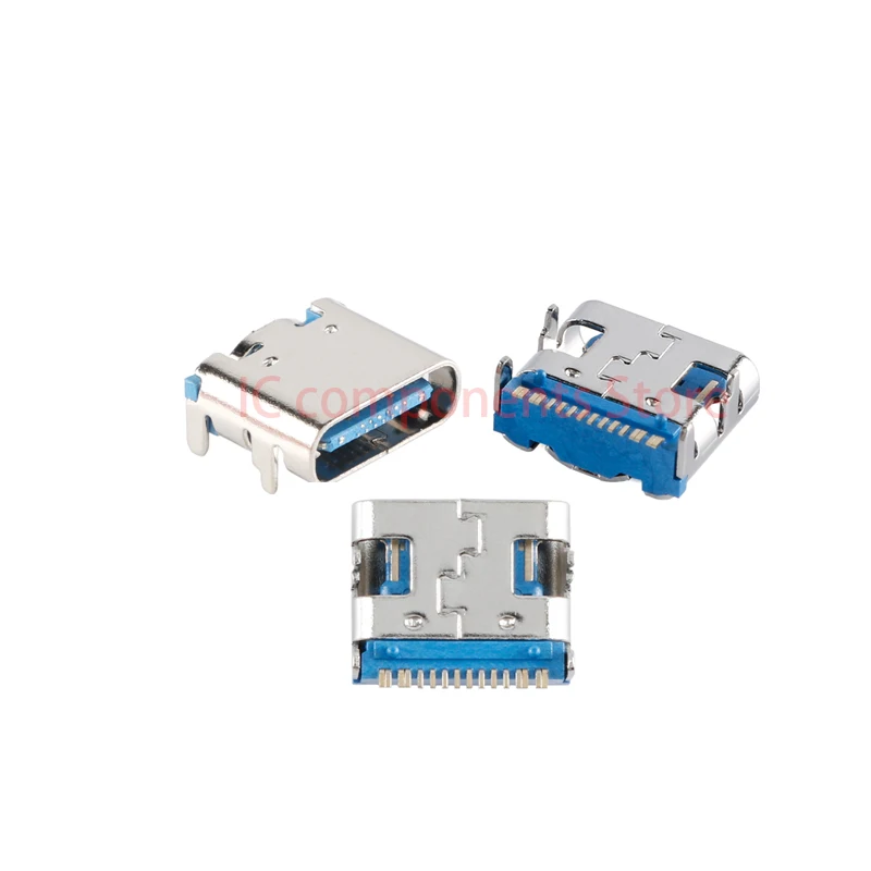 1 Pz Tipo C 16 Pin Doppia Fila SMT Presa Connettore USB 3.1 Femmina SMD DIP Per Huawei Samsung Lenovo PCB Design Fai Da Te Ad Alta Corrente - Foto 12